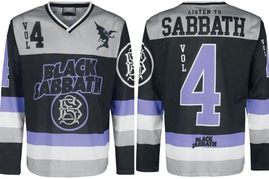 Discover Black Sabbath Satan V neck Hockey Jersey Full Size S-5XL US2100, Not mesh