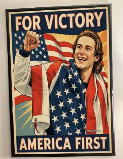 Discover Jack Hughes Olympic 2026 Vertical Poster