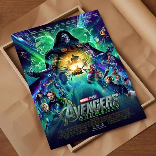 Discover Avengers Doomsday Poster 2026 Vertical Premium Matte Poster