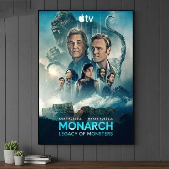 Discover Monarch Legacy of Monsters 2026 Poster Vertical Wall Art February 2026