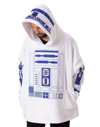Star Wars R2D2 Blanket Hoodie Unisex