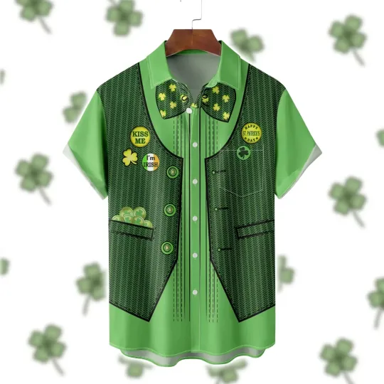 Discover St Patrick’s Day Hawaiian Shirt - Adults & Youth