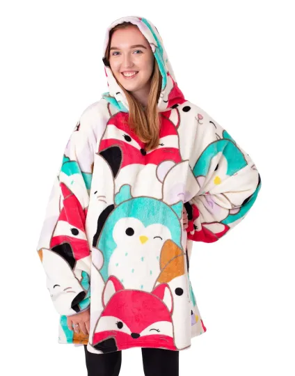 Squishmallows Multicoloured Blanket Hoodie for Women