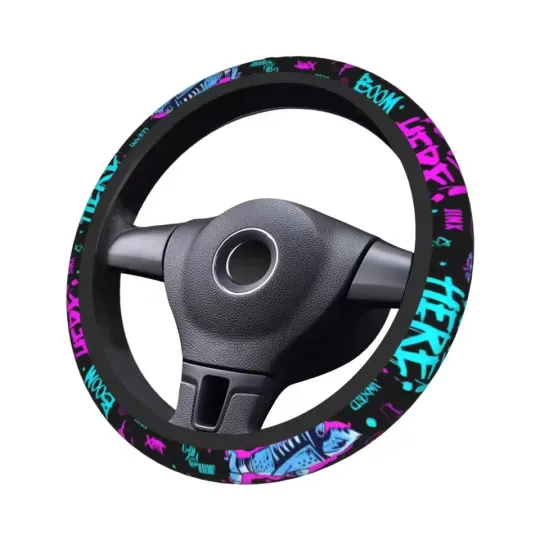 Discover Car Steering Wheel Cover Jinx Arcane Braid Design