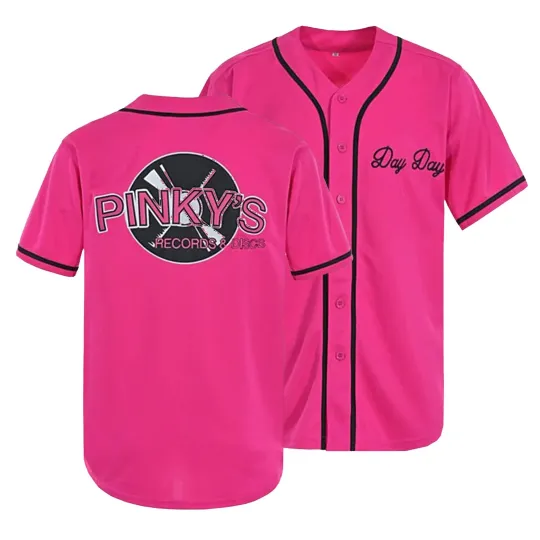 Discover Men's Next Friday Pinky's Record Movie HipHop Party Baseball Jersey