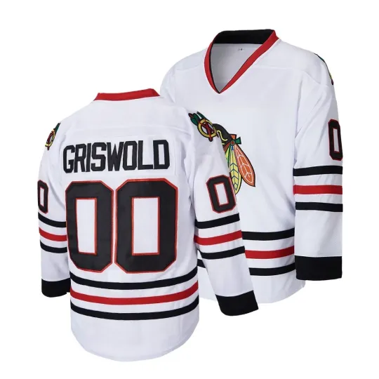 Discover Griswold 00 X-Mas Christmas Vacation Movie male lead  Hockey Jersey