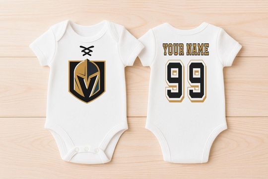 Discover Knights Hockey Personalized Jersey Shirts - Toddler Custom Baby Bodysuits - Sports Shirt Gifts