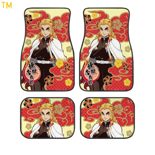 Discover Kimetsu no Yaiba Car Floor Mats Set