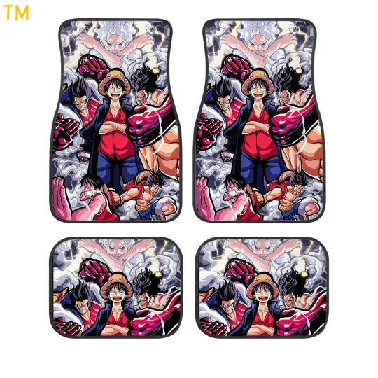 Discover One Piece Car Floor Mats Set