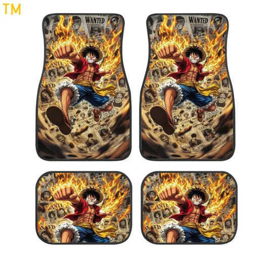 Discover One Piece Car Floor Mats Set