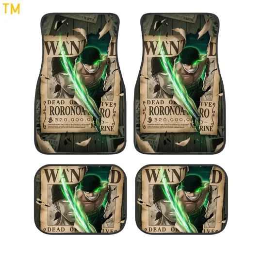 Discover One Piece Car Floor Mats Set