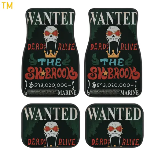 Discover One Piece Car Floor Mats Set
