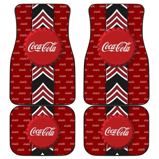 Discover Coke Drink Car Floor Mats Set for Kids and Friends
