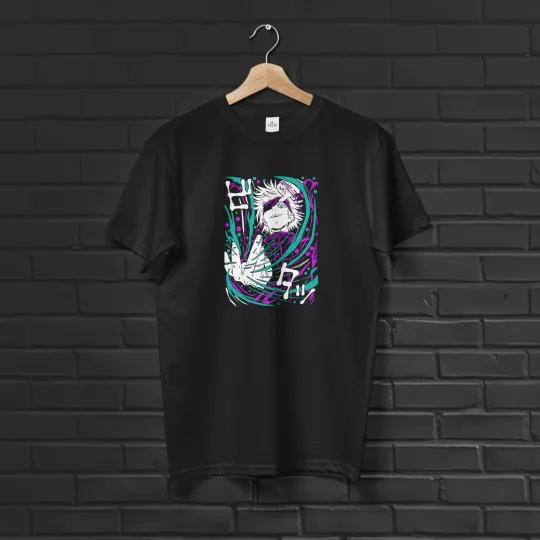 Discover Satoru Gojo T-Shirt, Jujutsu Satoru Anime Fan Gift, JJK Merchandise
