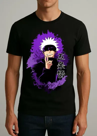 Discover Jujutsu Satoru Gojo Anime Graphic T-Shirt