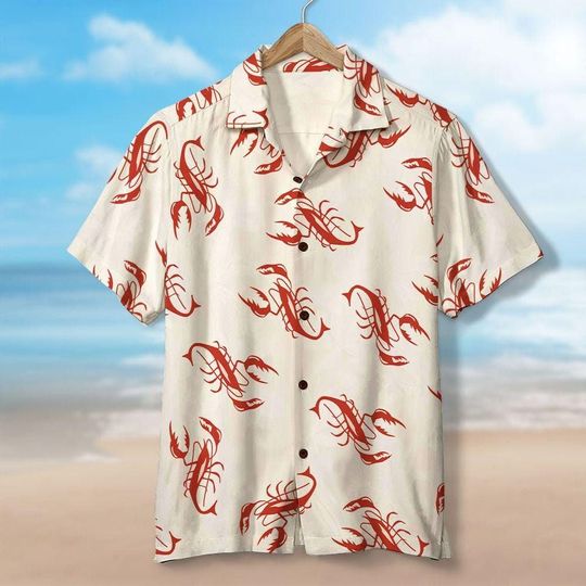 Lobster Kramer Seinfeld Tropical Hawaiian Shirt, funny Summer Shirt, Lobster Kramer Seinfeld 3D Aloha Shirt