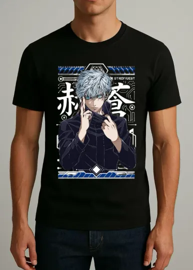 Discover Jujutsu Satoru Satoru Gojo Anime Graphic T-Shirt