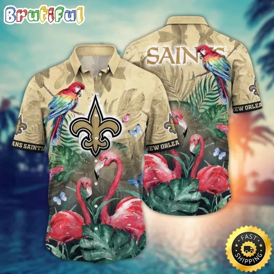 Discover New Orleans Football Saintss Team Hawaiian Shirt Button Down Unisex