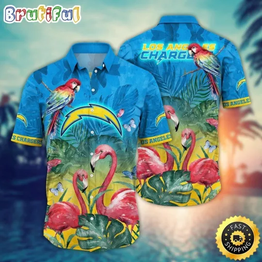 Discover Los Angeles Football Chargerss Team Hawaiian Shirt Button Down