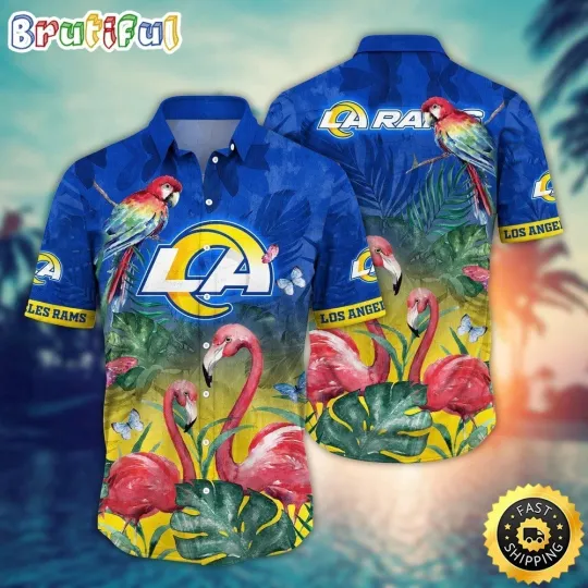 Discover Los Angeles Football Ramss Team Hawaiian Shirt Button Down Unisex