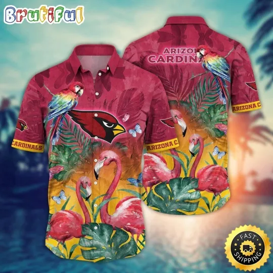 Discover Arizonna Football Cardinalss Team Hawaiian Shirt Button Down Unisex