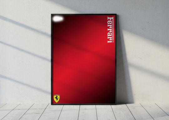 Discover Ferrari F1 Digital Wall Art Formula 1 Poster Print F1 Technic 42207 Compatible Instant Download Minimalist Formula One Poster
