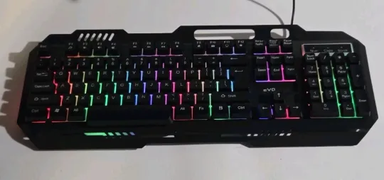 Discover Evo Core LED Glow Gaming Keyboard MI-CGB01 Tested Works