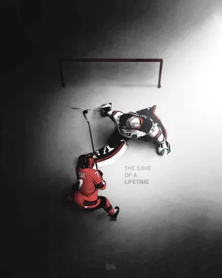 Discover USA Hockey Team Champion Olympic 2026 The Save Of A Lifetime Poster