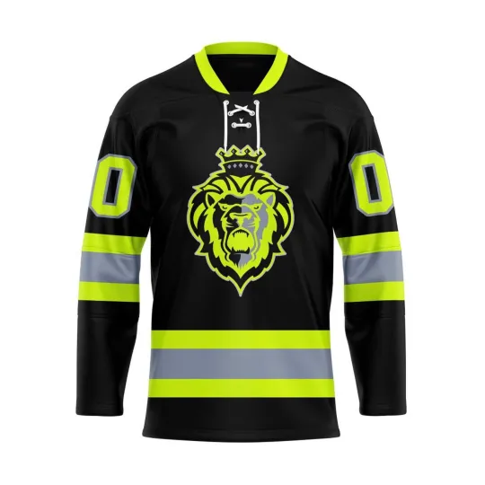 Discover Personalized Reading Royals Firefighters Lace Hockey Jersey for Men