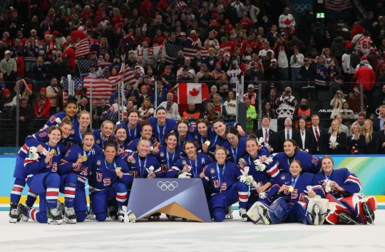 Discover 2026 Team USA womens Hockey Champions 8.5 x 11 photo
