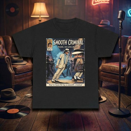 Discover Michael Jackson Bad Era T-Shirt with Music Art, Vintage MJ Graphic Tee