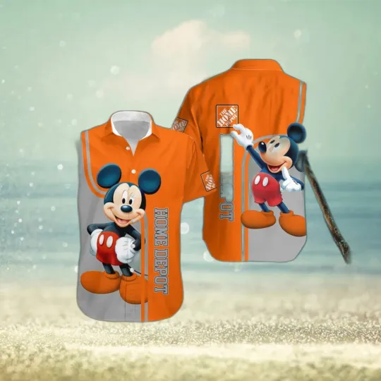 Discover 3D All Over Printed Hawaiian Shirt with Mickey Mouse Design for Summer