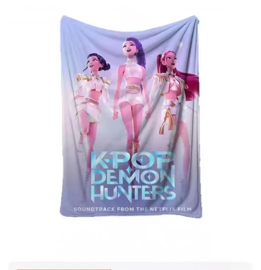 Discover K-Pop Demon Hunters Fleece Blanket