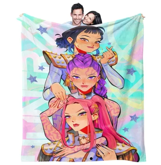 Discover K Pop Demon Hunters Fleece Blanket