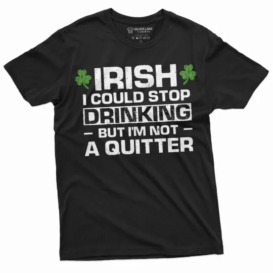 Discover Irish Funny Drinking shirt St Patricks day T-shirt Irish Patriotic Funny Tee