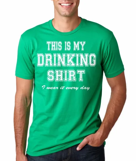 Discover St Patrick's Day Funny Drinking T-shirt Bar T-shirt  St. Pattys Day Party Tee