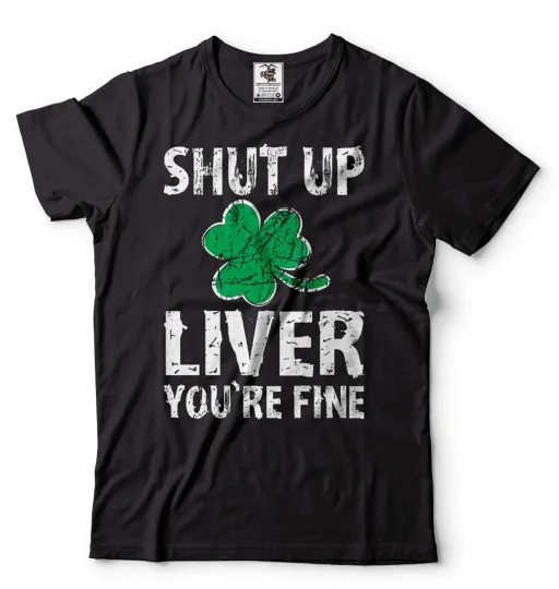 Discover St. Patrick's Day Funny Drinking Irish Party Pub Clover Shamrock Tee Shirt