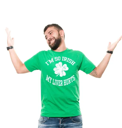 Discover Irish Liver Hurts Shirt Funny Drinking Party Shirt St Patrick's Day Gifts