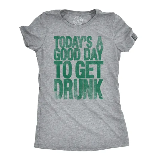 Discover Womens Good Day to Get  Funny Drinking Saint St Patricks Day Lucky T Shirt