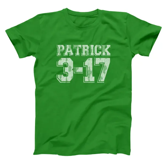 Discover Patrick 3-17 Irish St Paddys Day Funny Drinking Green Humor Party T-Shirt