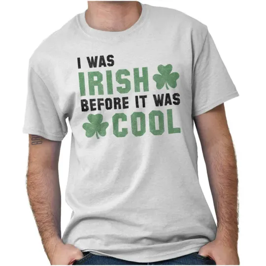 Discover Cool Irish St Patrick's Day Funny Drinking Womens or Mens Crewneck T Shirt Tee