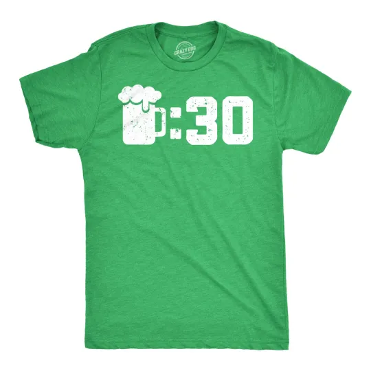Discover Mens Beer Thirty T Shirt Funny Drinking Saint Patricks Day Sarcastic Irish Tee