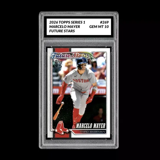 Discover Graded 10 Marcelo Mayer Future Stars RC 2026  Topps Series 1 Boston Red Sox