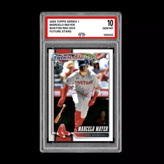 Discover Graded 10 Marcelo Mayer Future Stars RC 2026  Topps Series 1 Boston Red Sox