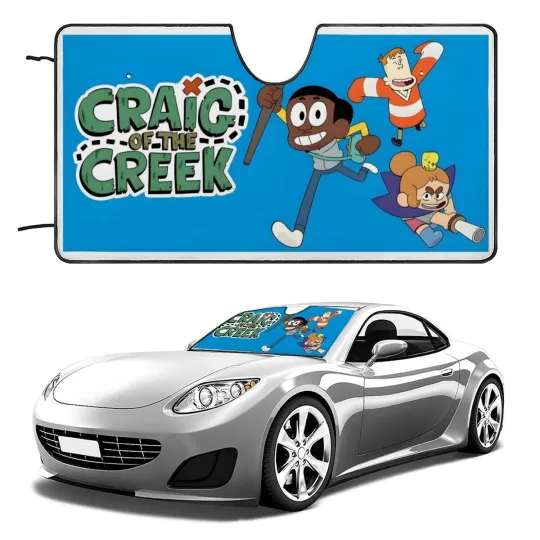 Discover Craig Car Sun Shade for Truck, Car, SUV Front Windshield