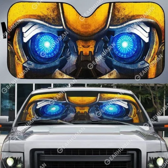 Discover Bumblebee Car Sun Shade – Transformers Windshield Sunshade for Cars and SUVs