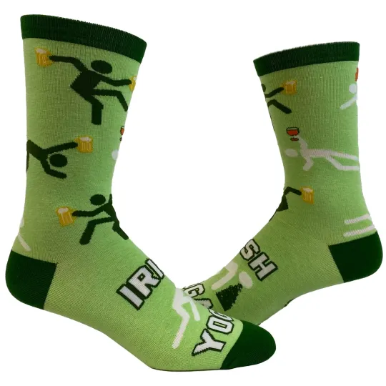 Discover Women's Irish Yoga Socks Funny St. Patrick's Day Drinking Party Novelty Footwear