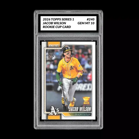 Jacob Wilson #240 RC Rookie Cup Card 2026 Topps