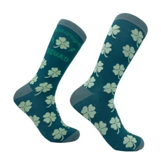 Discover Funny Socks for St Patricks Day Funny Irish Socks One Size Shenanigans Squad