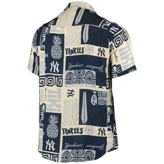 Discover Vintage New York Yankeess Hawaiian Shir